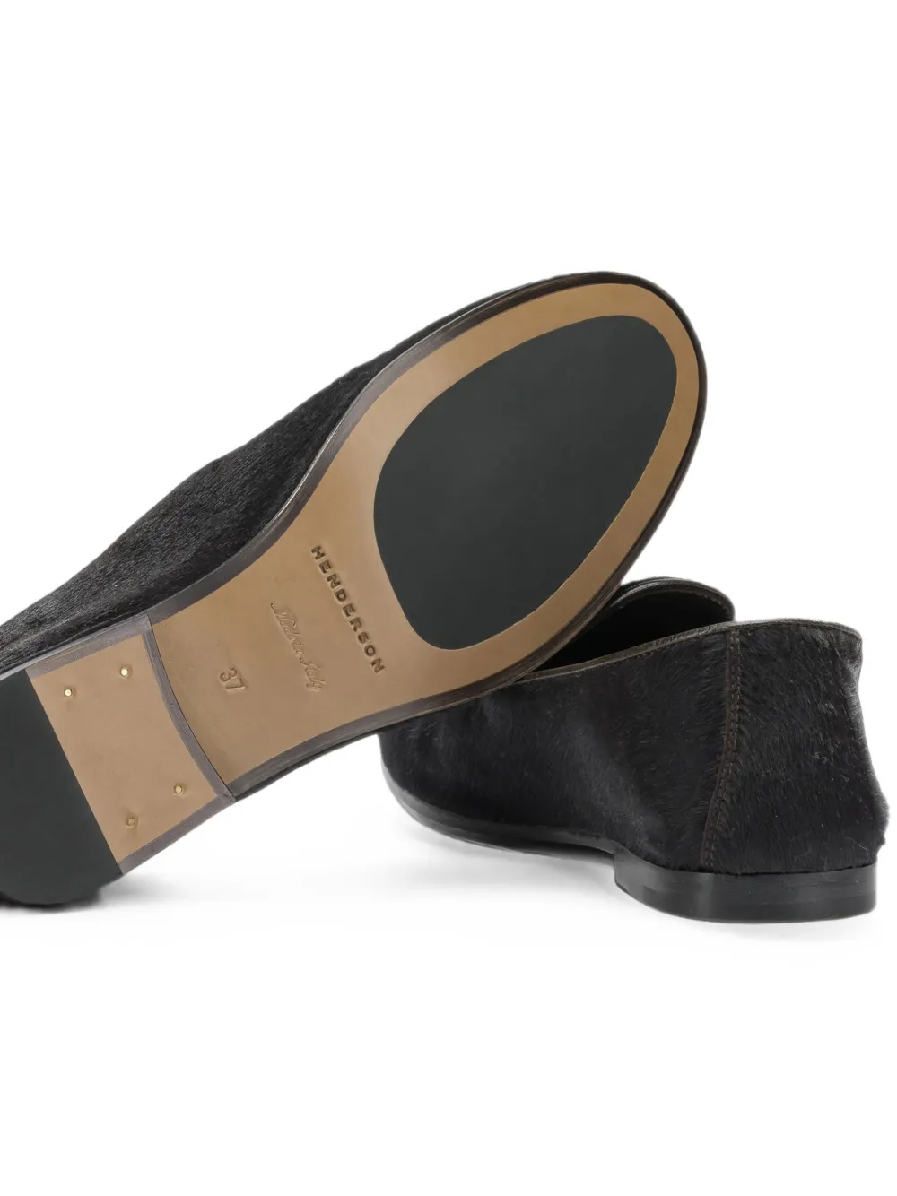 Henderson Baracco pony-hair loafers Bruin