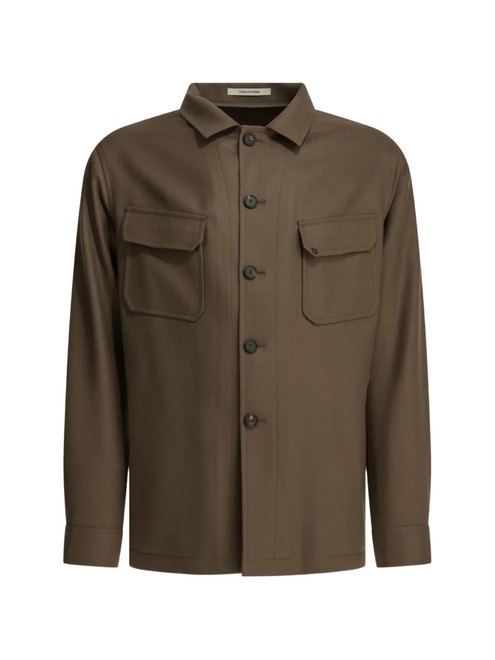 Tagliatore Tempest button-up shirt jacket Bruin