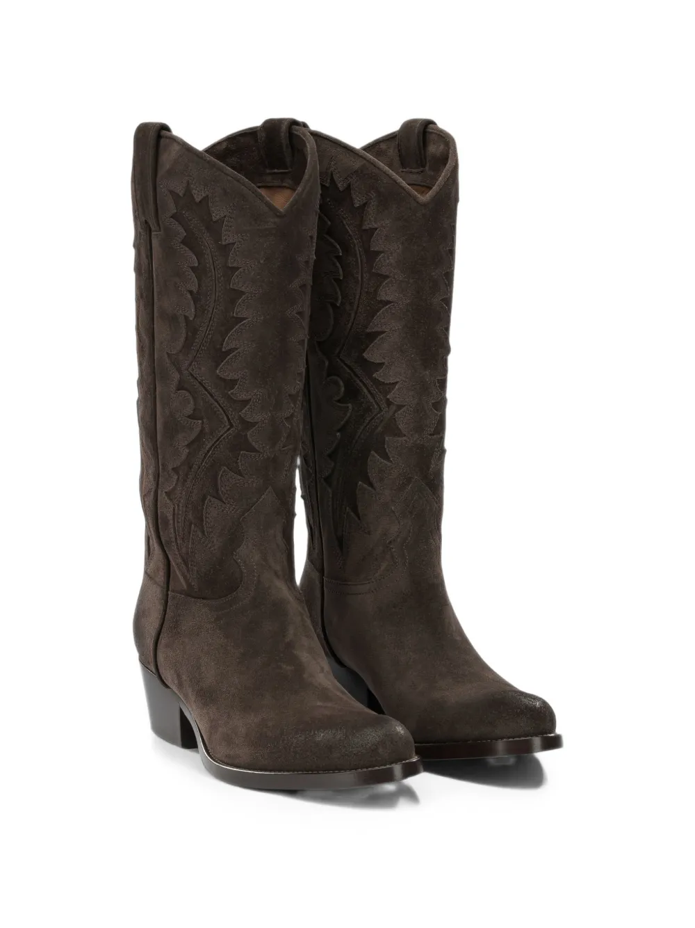 Sartore SR4211 embroidered suede boots Bruin