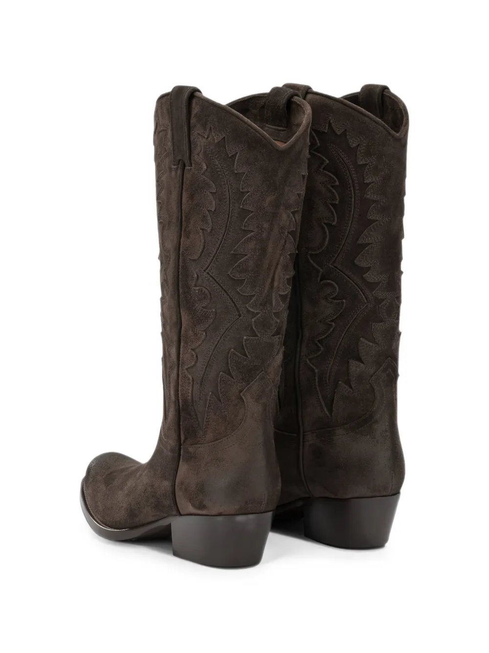 Sartore SR4211 embroidered suede boots Bruin