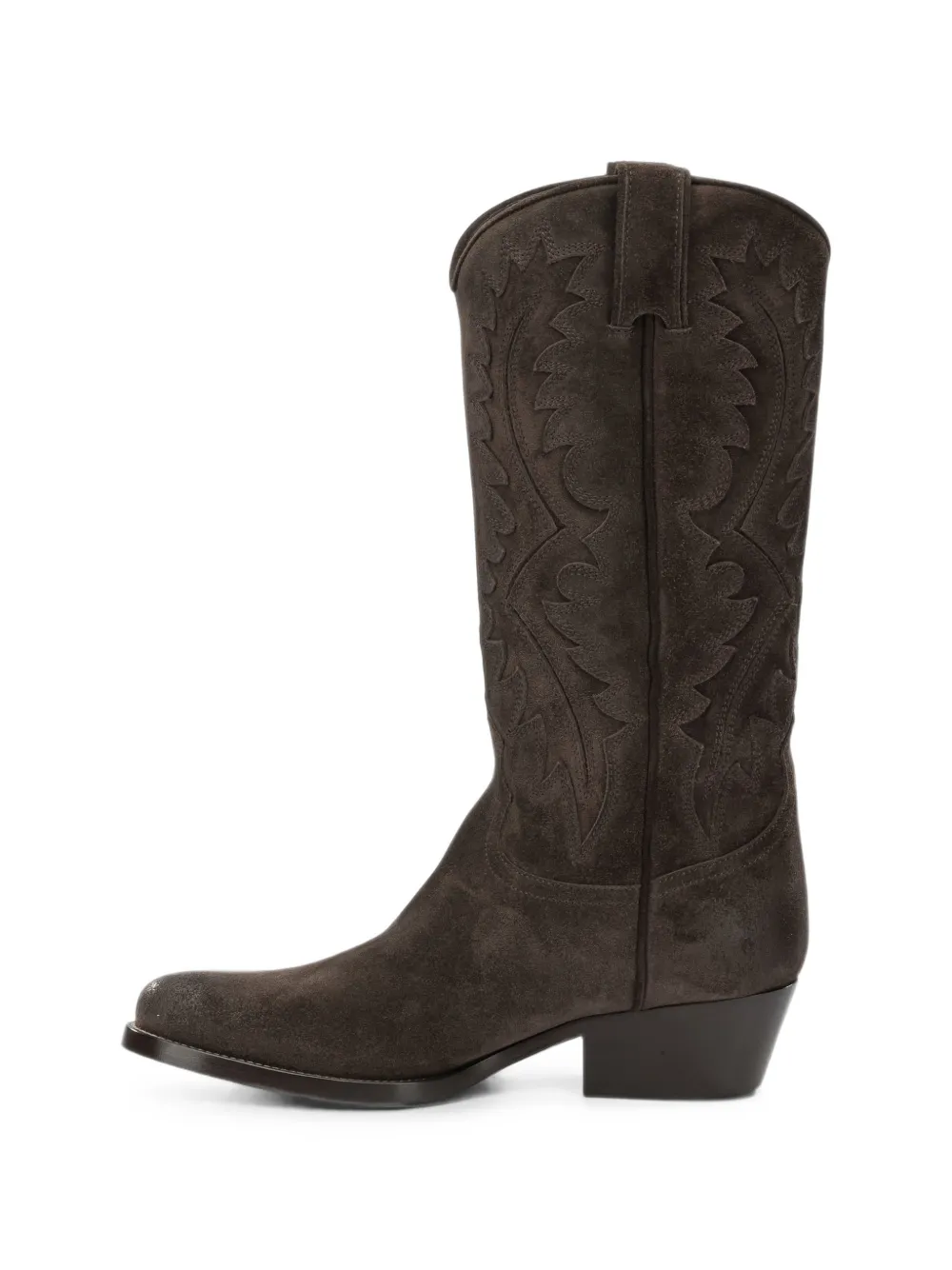 Sartore SR4211 embroidered suede boots Bruin