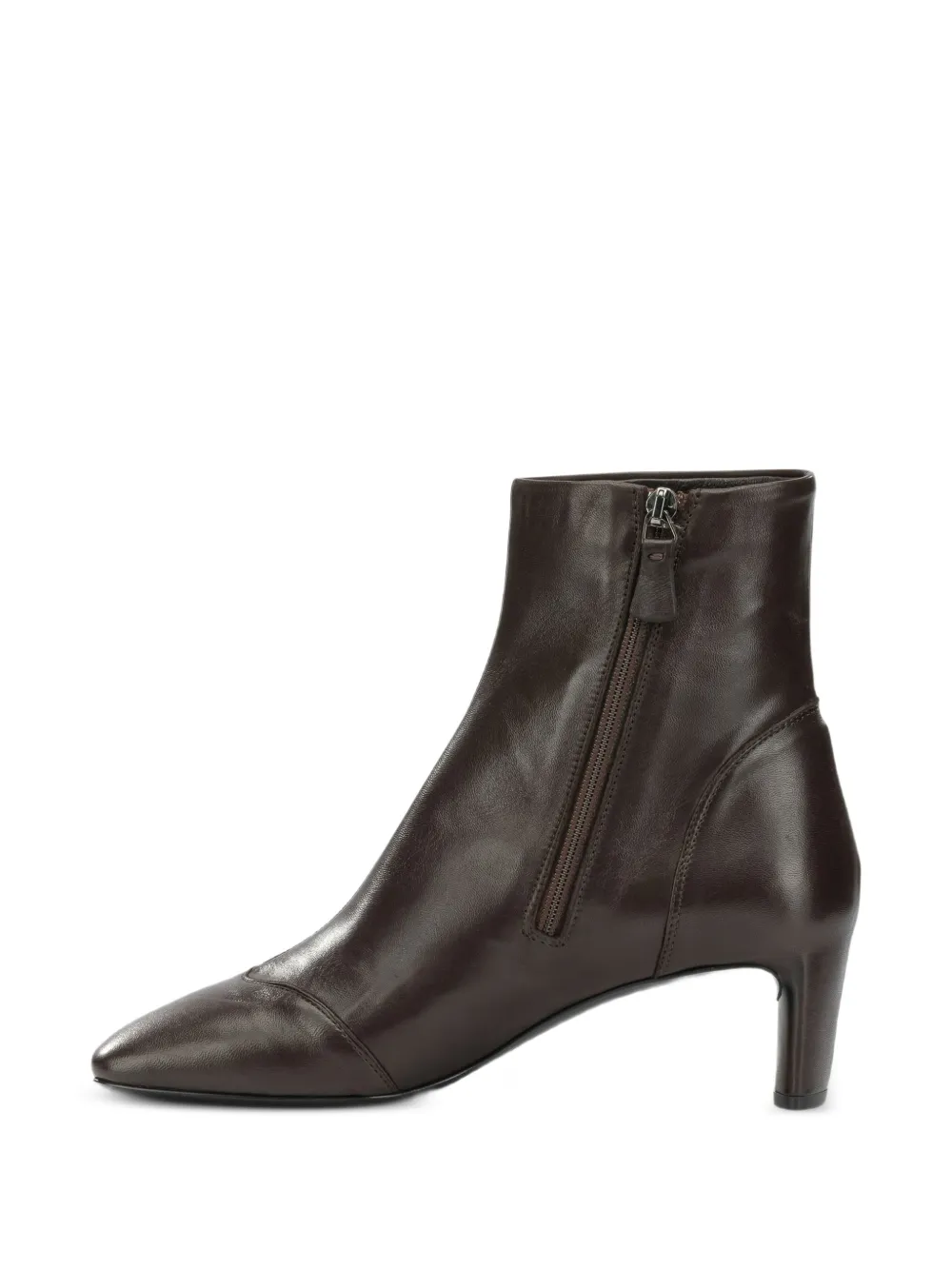 Del Carlo square-toe ankle boots Zwart