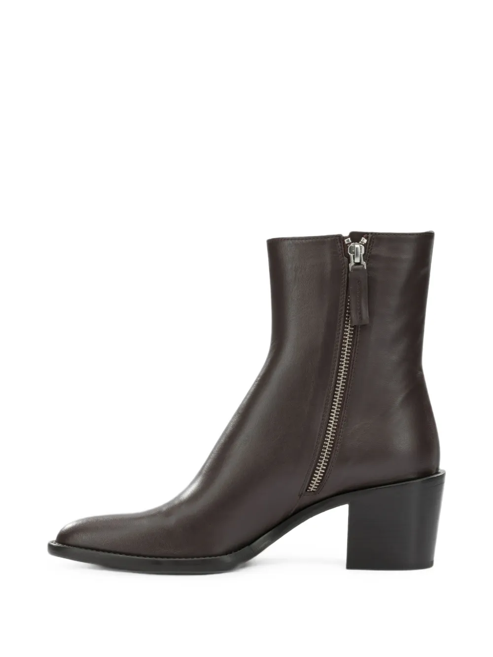 Pomme D´Or side-zip leather ankle boots Bruin