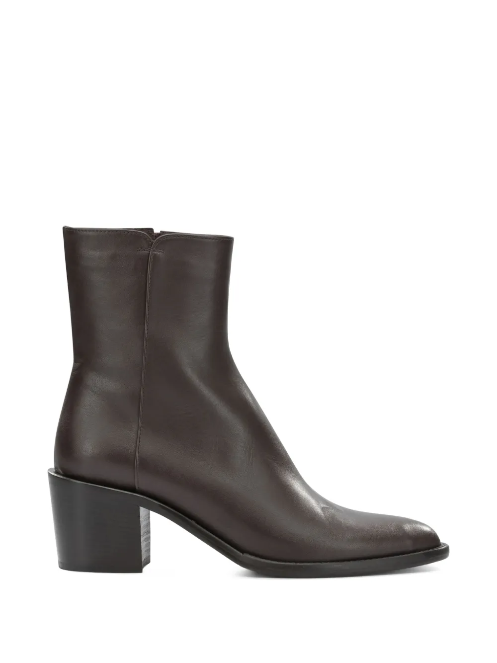 Pomme D´Or side-zip leather ankle boots Bruin