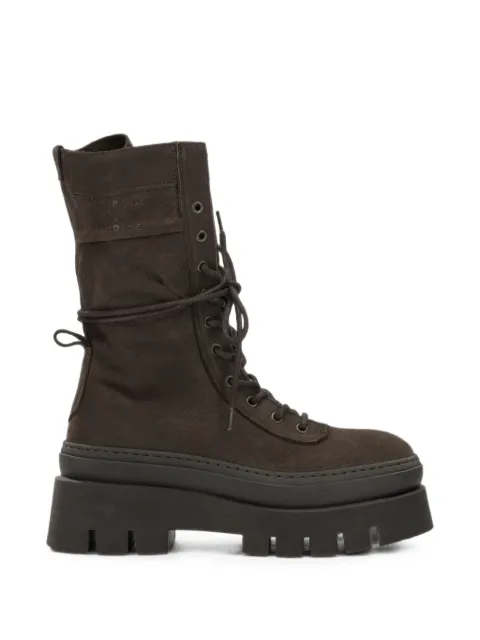 Copenhagen lace-up platform boots