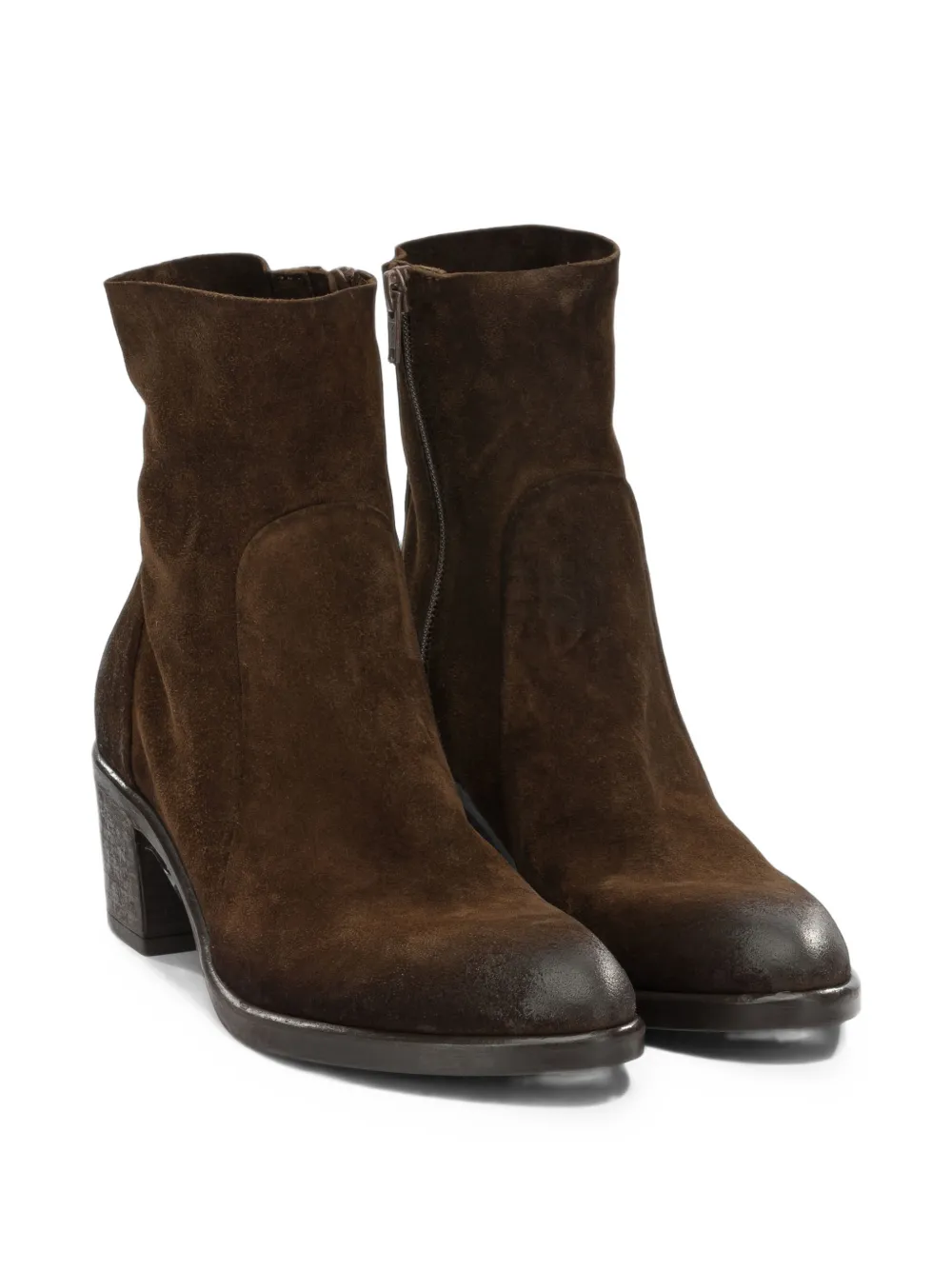 strategia shoes distressed-effect suede boots Bruin