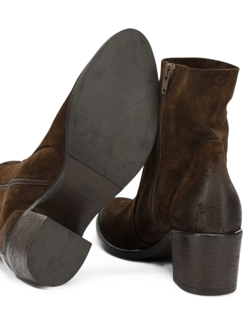 strategia shoes distressed-effect suede boots Bruin