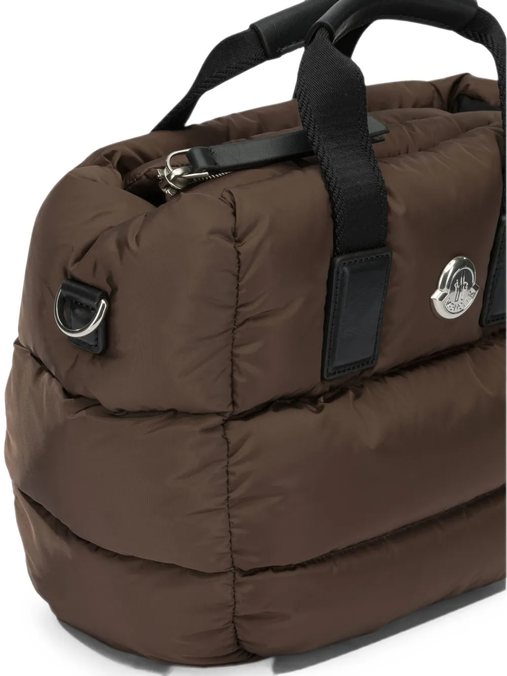 Moncler mini Caradoc padded tote bag Bruin