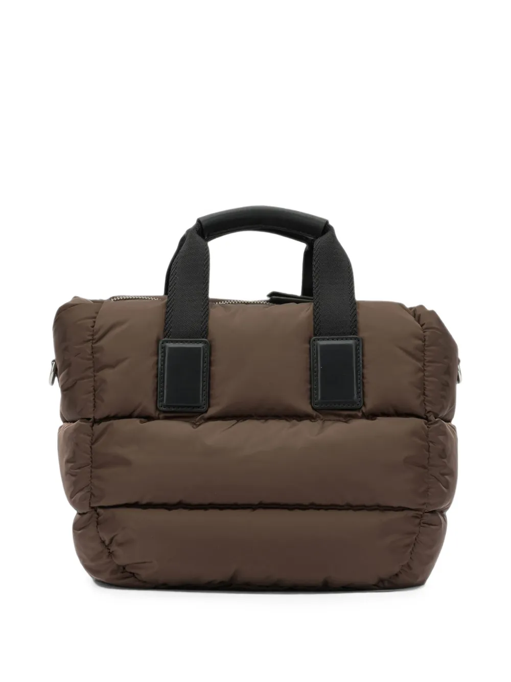 Moncler mini Caradoc padded tote bag Bruin