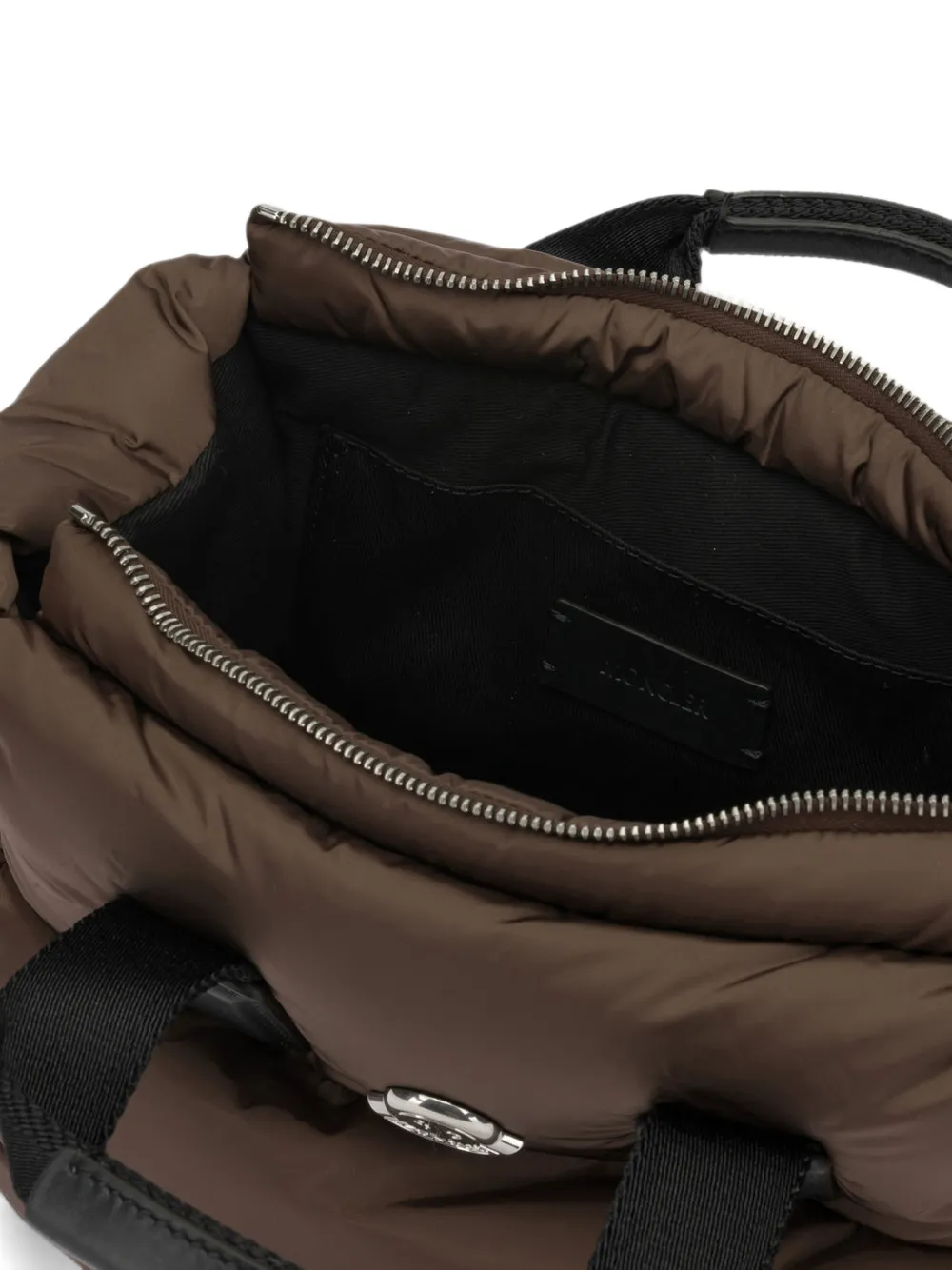 Moncler mini Caradoc padded tote bag Bruin