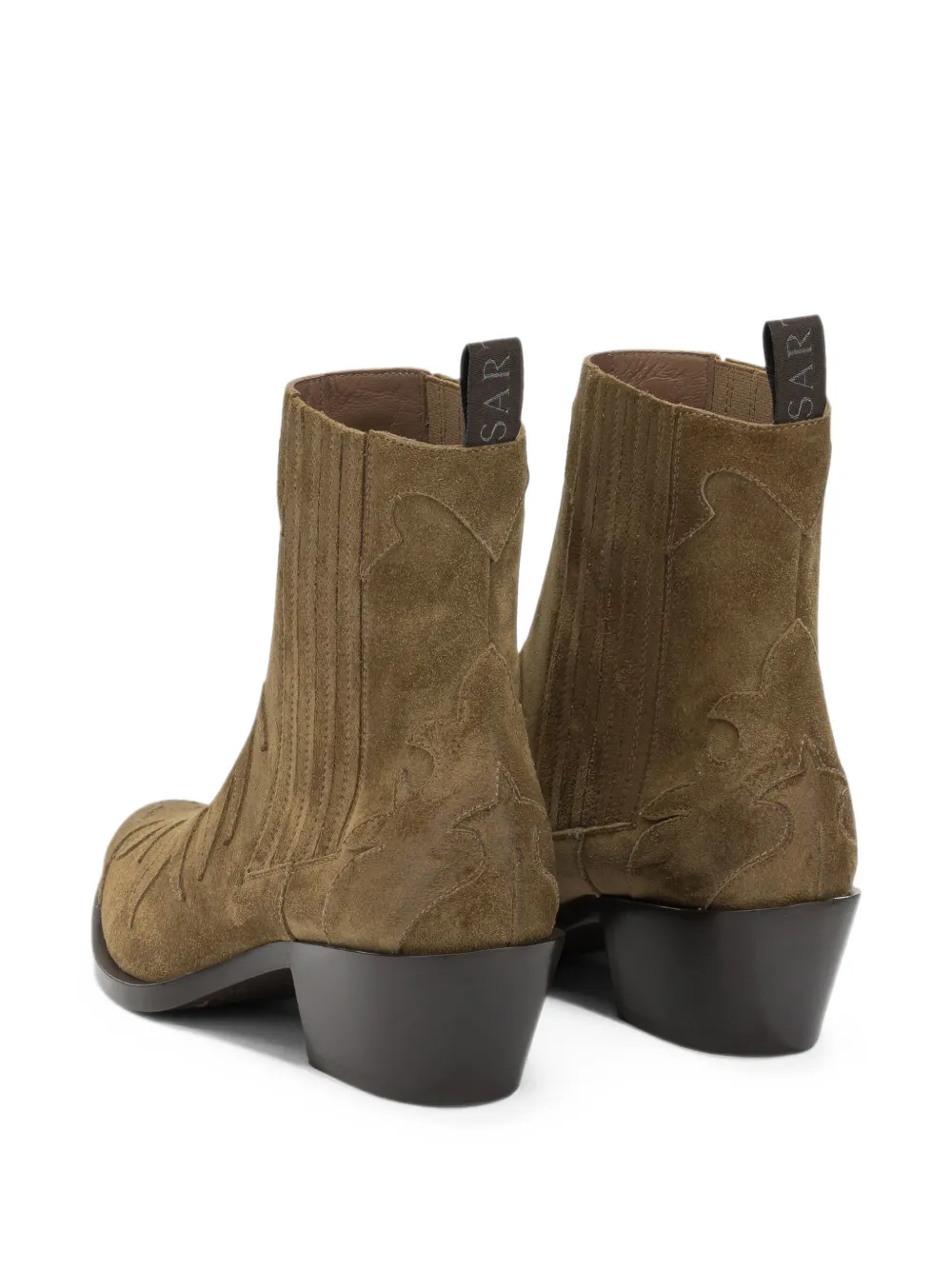 Sartore embroidered western ankle boots Bruin