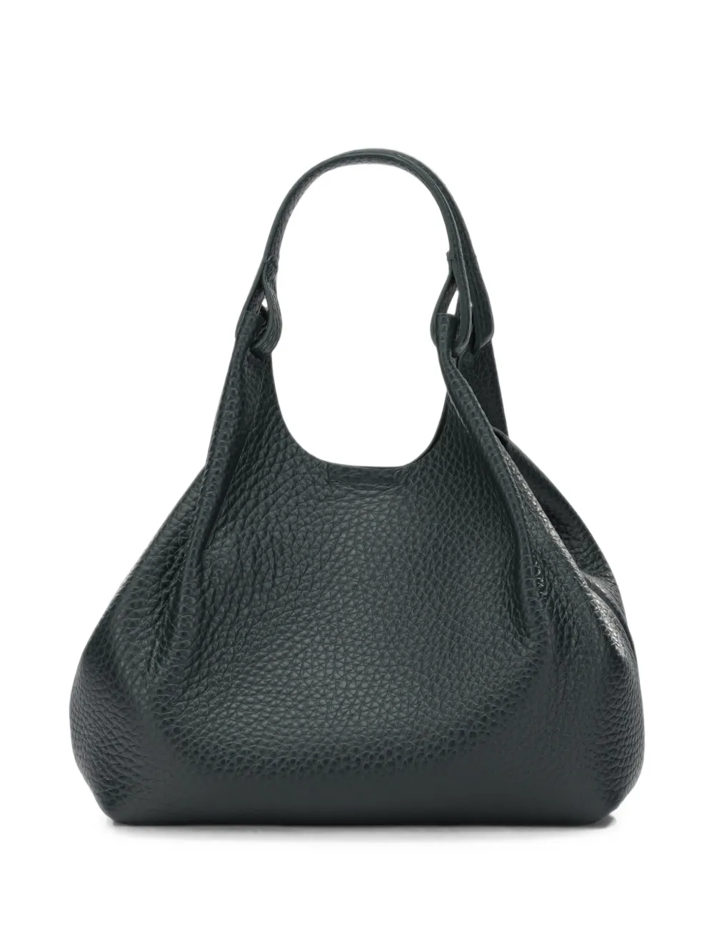 GIANNI CHIARINI Grote Dua leren shopper van bewerkt leer Groen