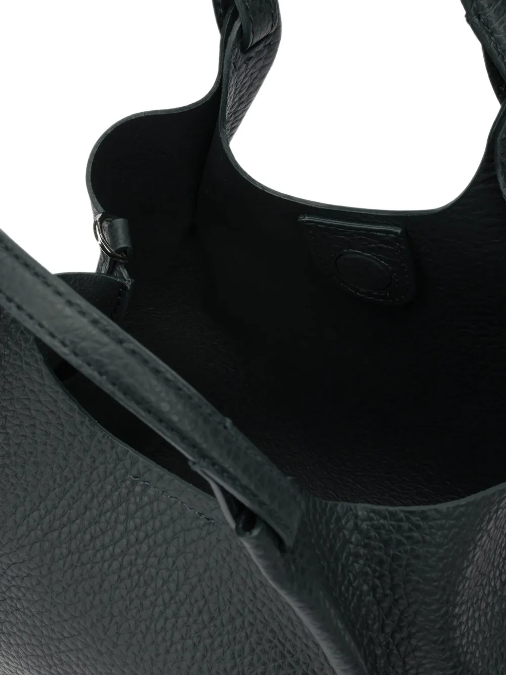 GIANNI CHIARINI Grote Dua leren shopper van bewerkt leer Groen