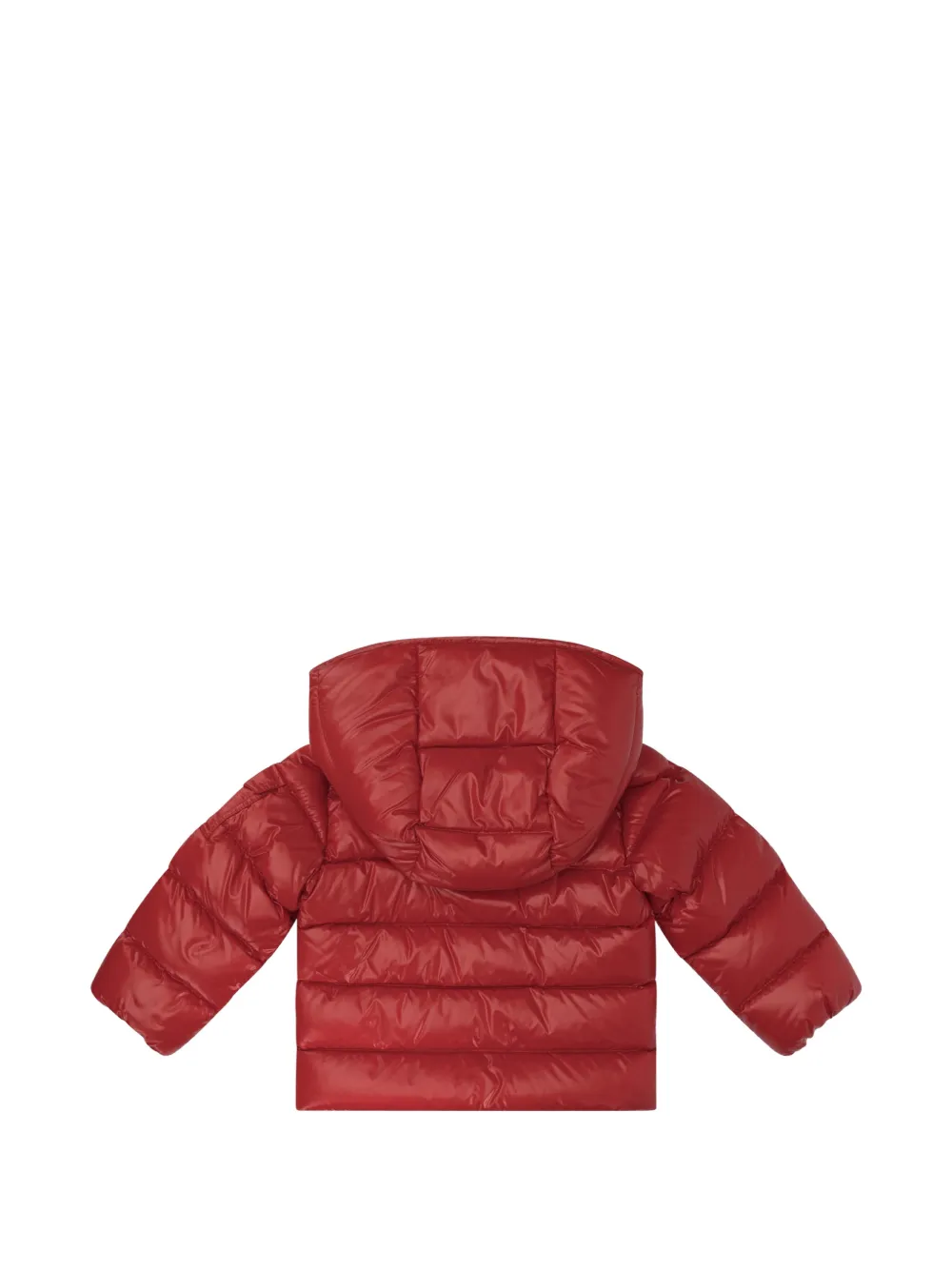 Moncler Enfant Maya hooded padded coat Rood