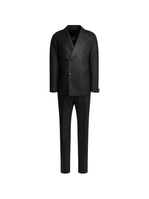 Tagliatore double-breasted virgin wool suit