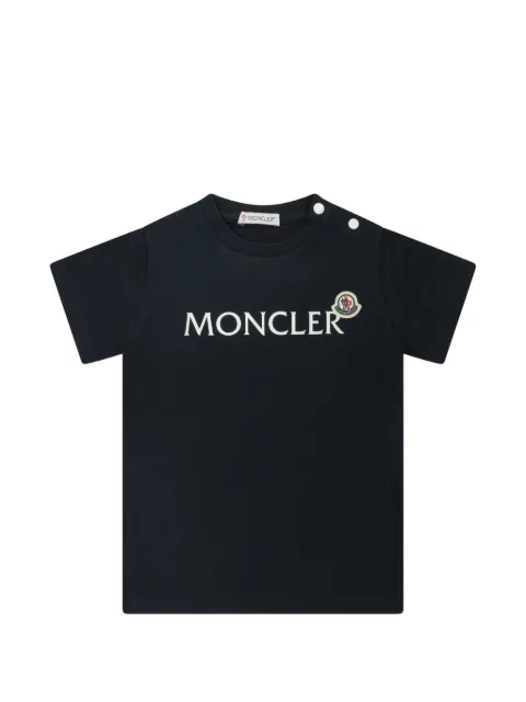 Moncler Enfant camiseta con logo estampado