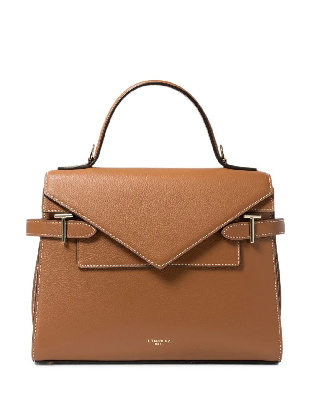 Le Tanneur medium Emilie leather envelope-flap tote bag