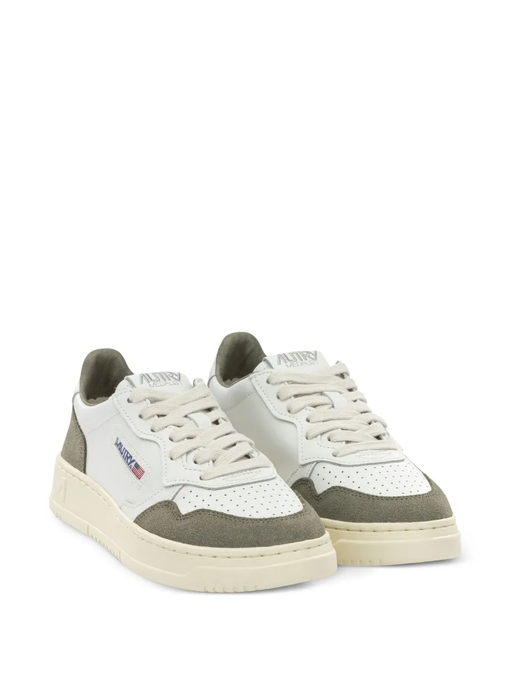Autry Medalist panelled sneakers Wit