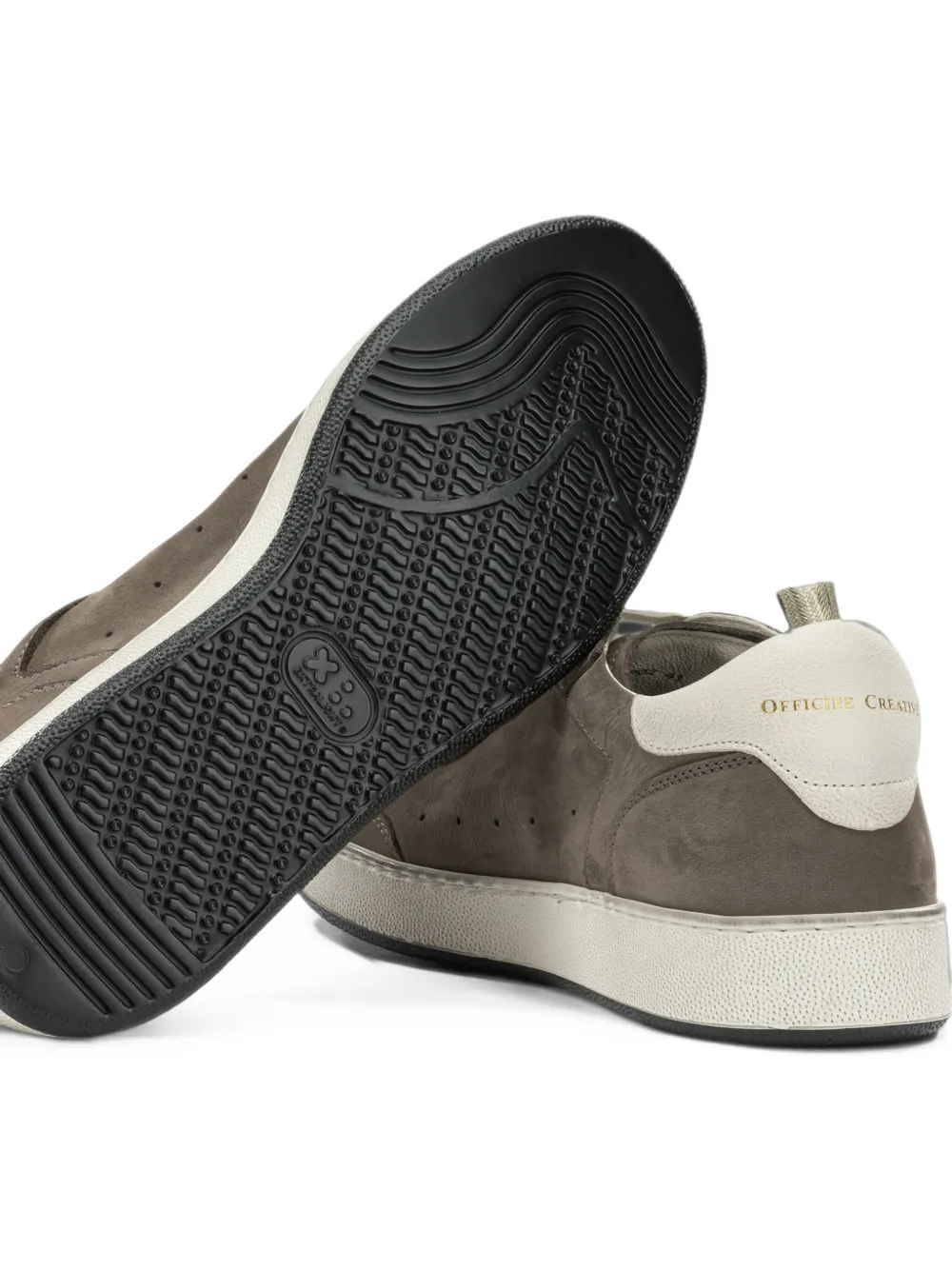 Officine Creative The Answer 002 perforated sneakers Bruin