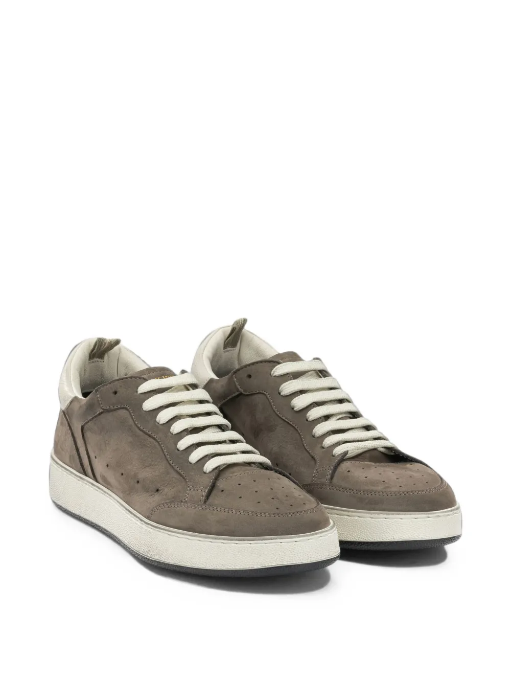 Officine Creative The Answer 002 perforated sneakers Bruin