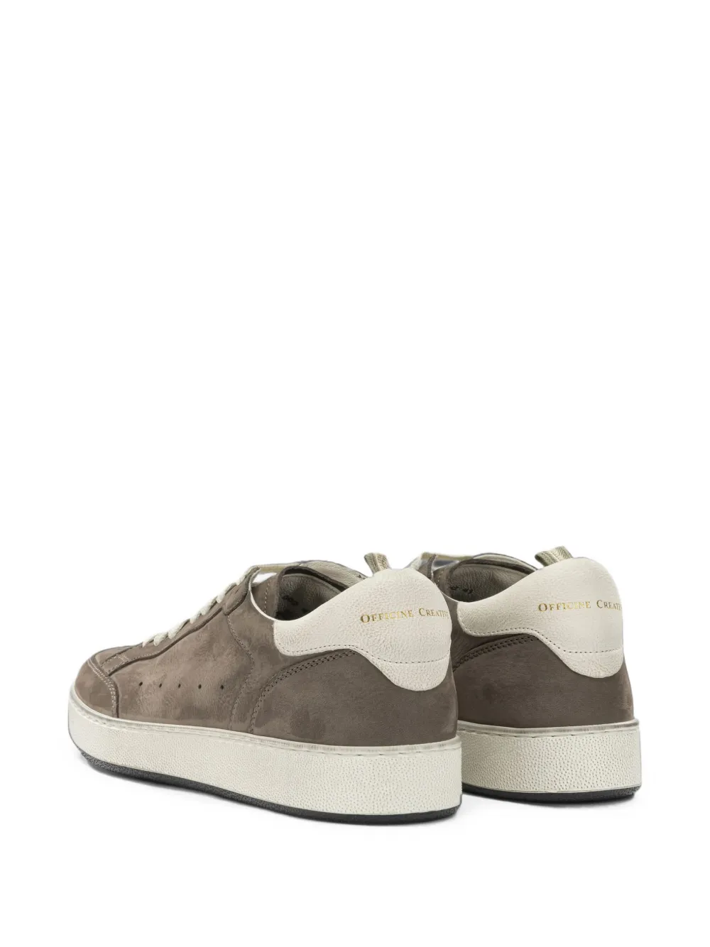 Officine Creative The Answer 002 perforated sneakers Bruin