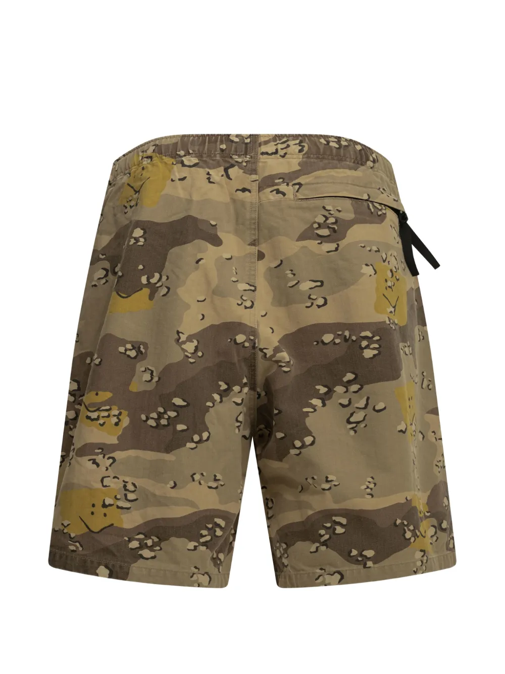 KAPITAL Shorts met camouflageprint Bruin