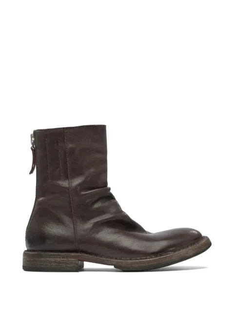 Moma Minsk rear zip-fastening ankle boots