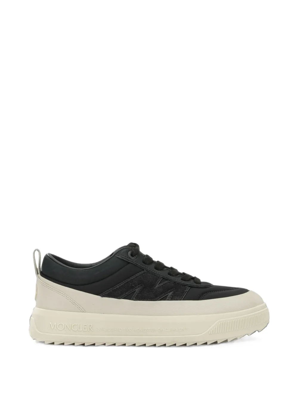 Moncler Altive quilted panelled sneakers Zwart