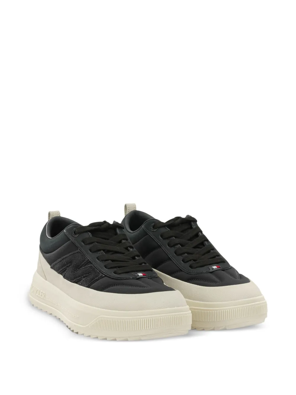Moncler Altive quilted panelled sneakers Zwart