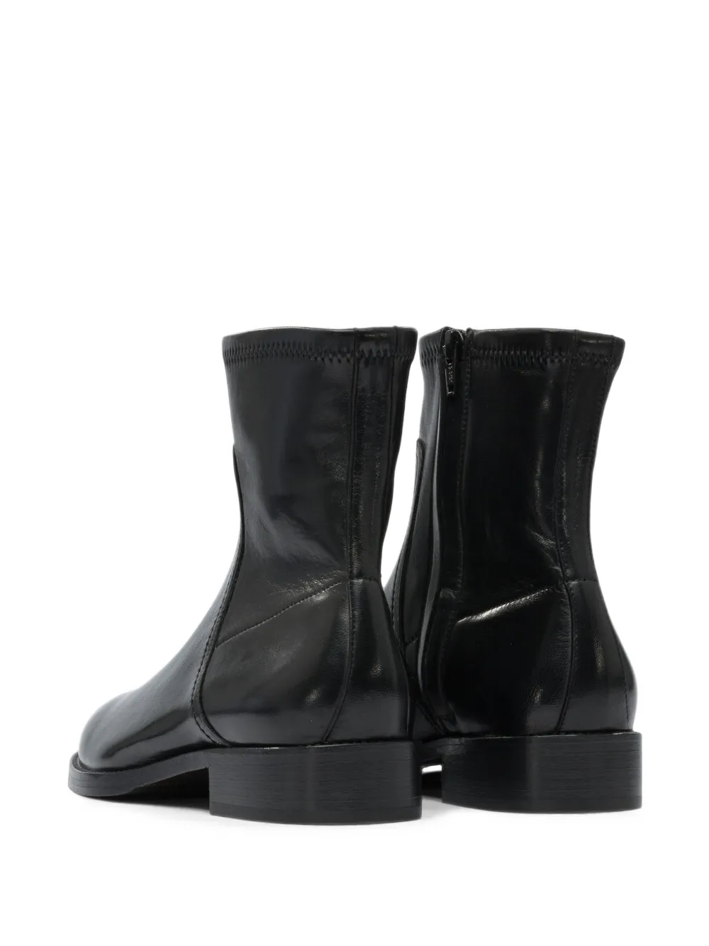 Maretto leather ankle boots Zwart
