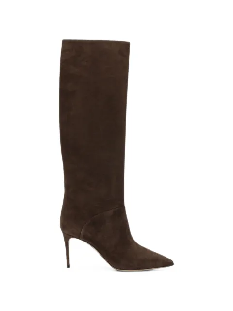 Casadei Blade suede pointed-toe boots