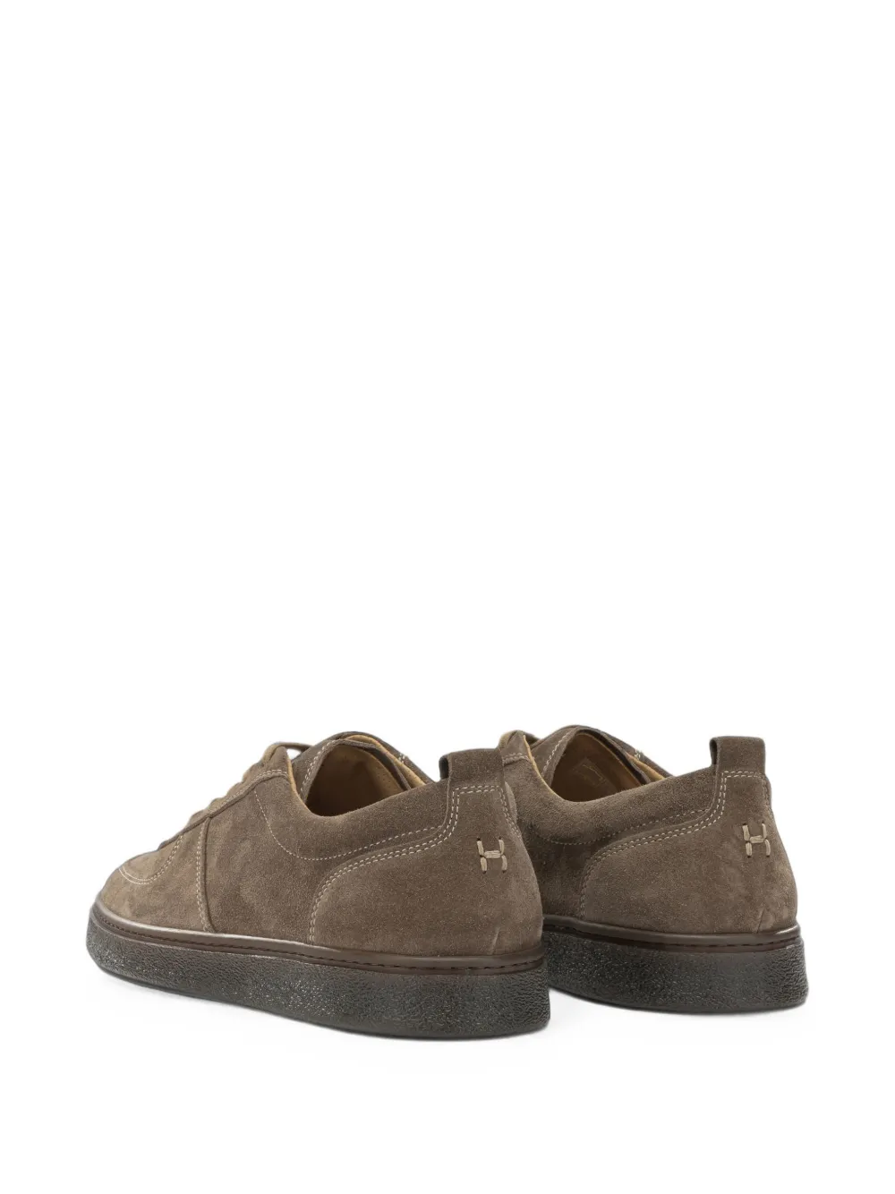Henderson Baracco suede panelled sneakers Bruin
