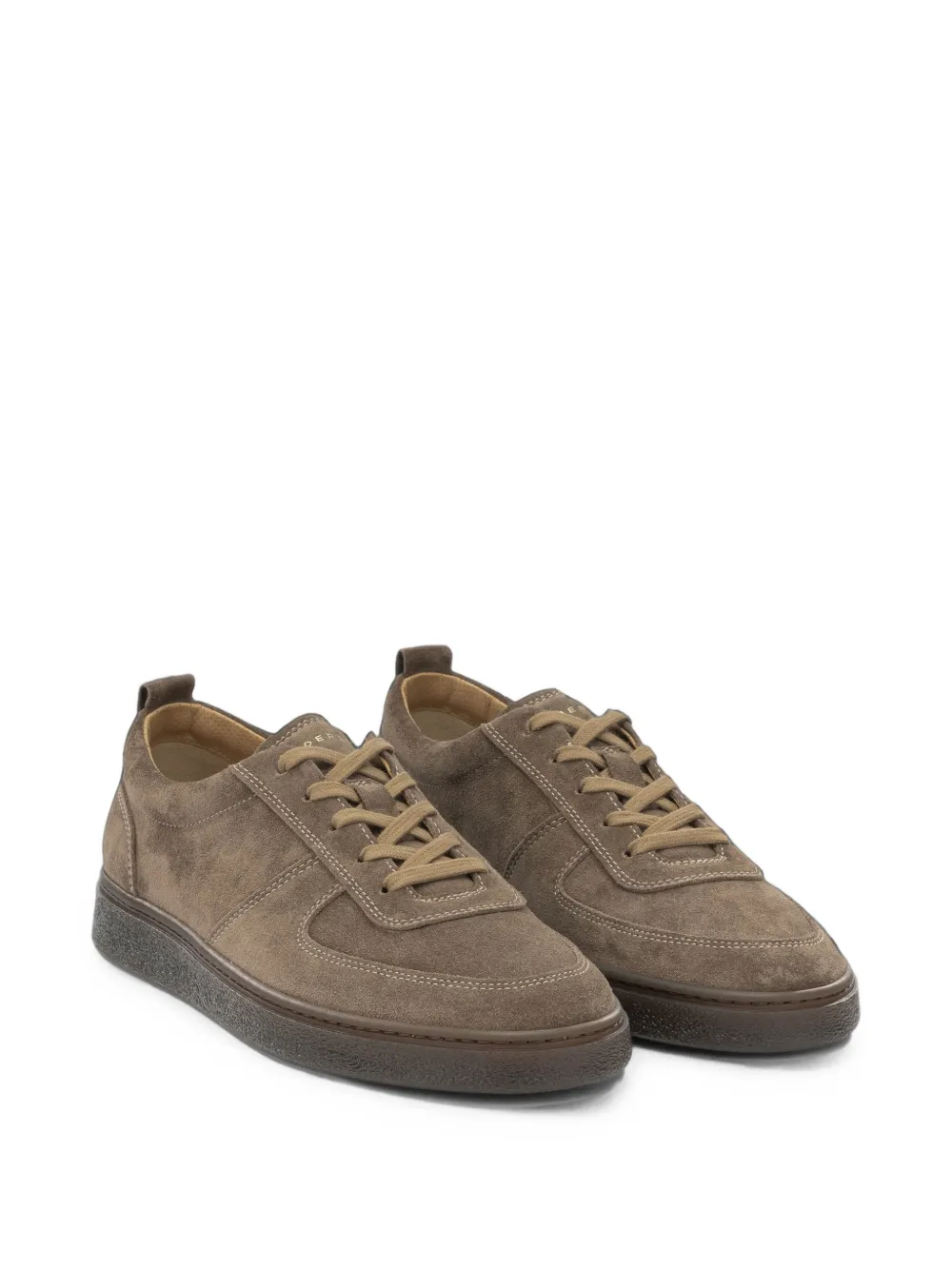 Henderson Baracco suede panelled sneakers Bruin