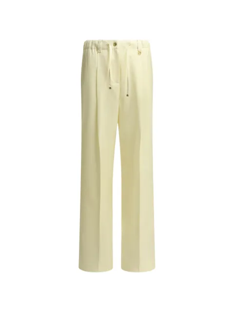 Moncler pleated drawstring trousers