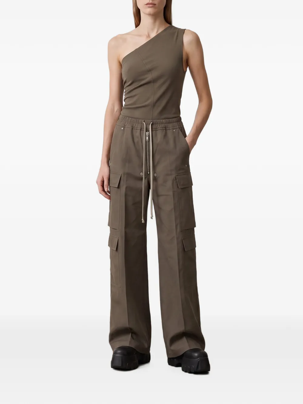Rick Owens Belas drawstring cargo pants Grijs