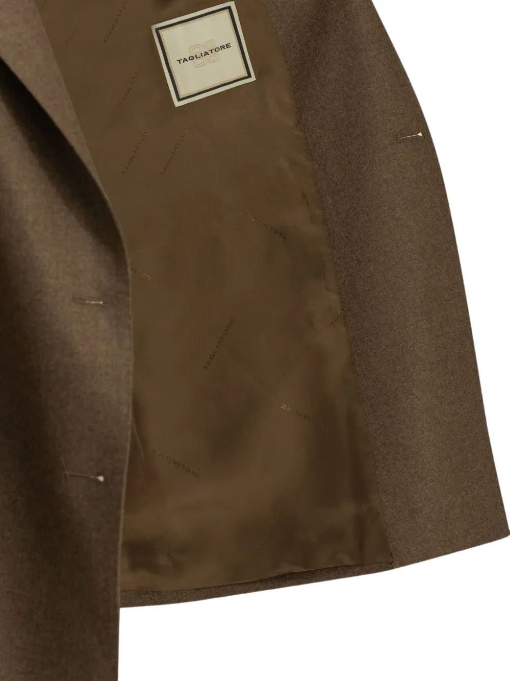 Tagliatore Paris blazer met dubbele rij knopen Bruin