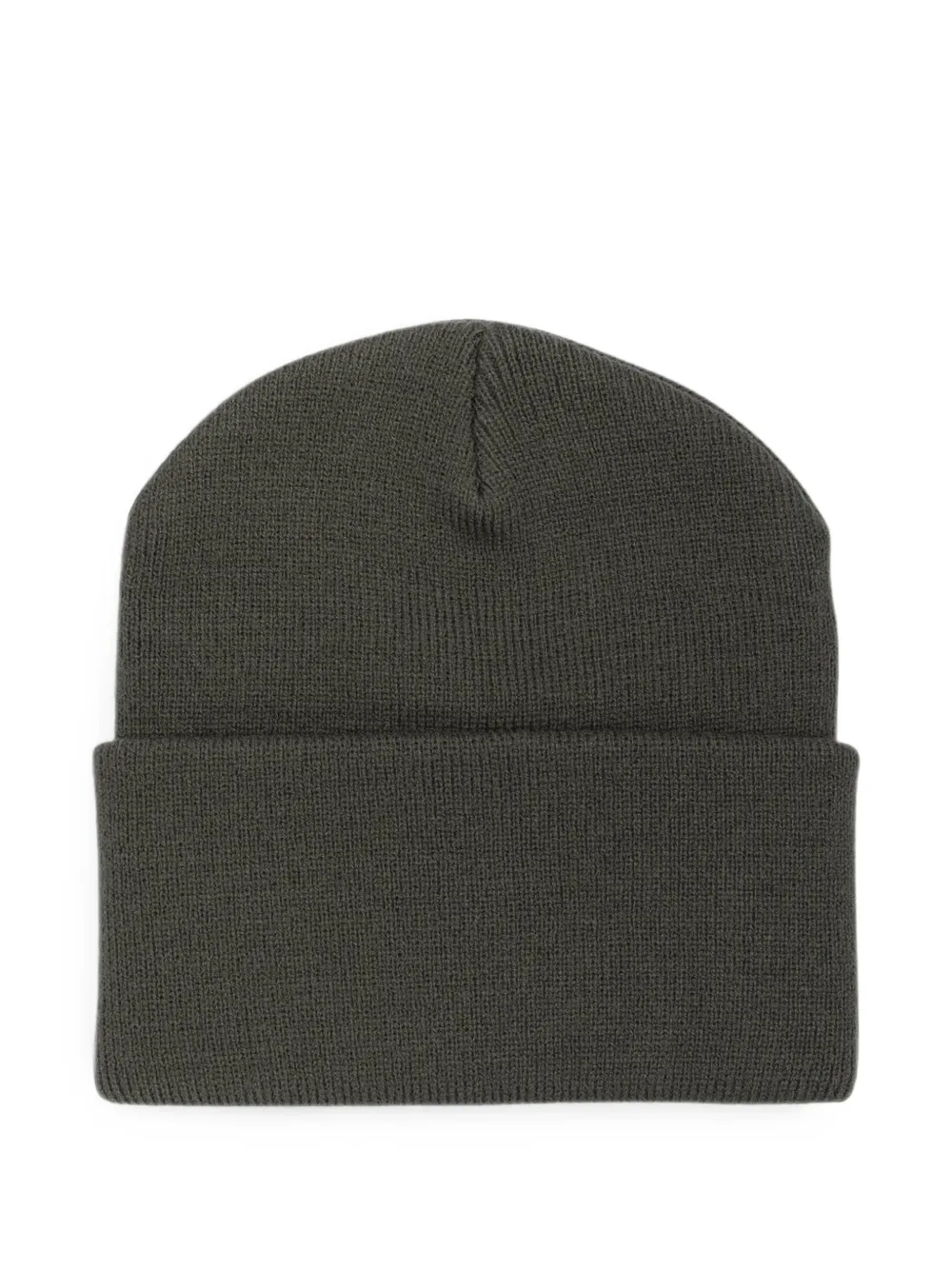 Carhartt WIP Geribbelde muts met logopatch Grijs