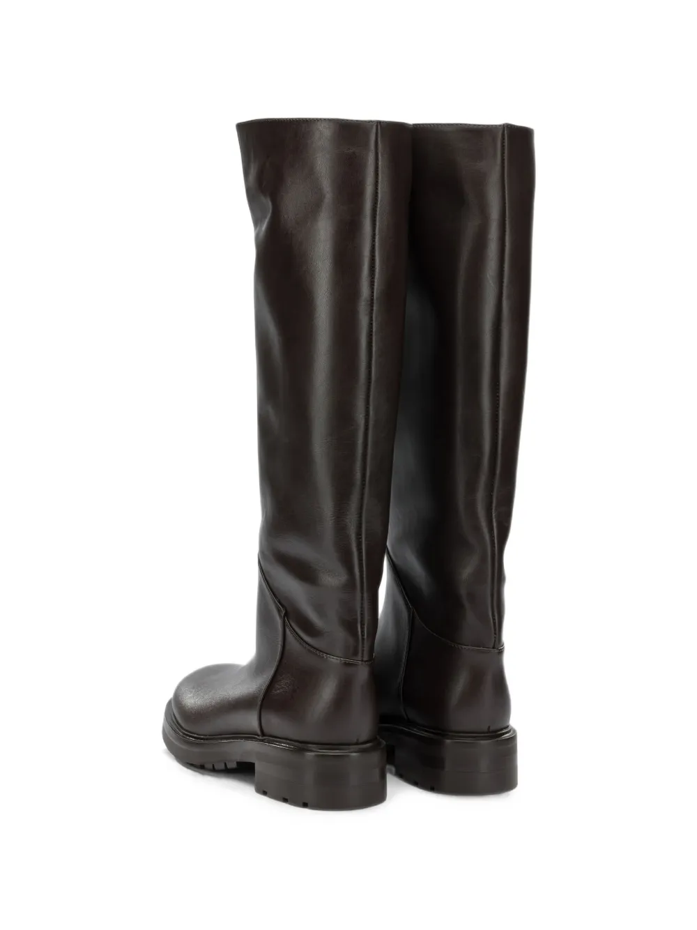 strategia shoes leather knee-high boots Bruin