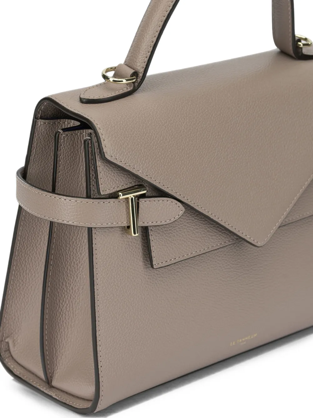 Le Tanneur medium EmilieT-bar envelope-flap tote bag Beige