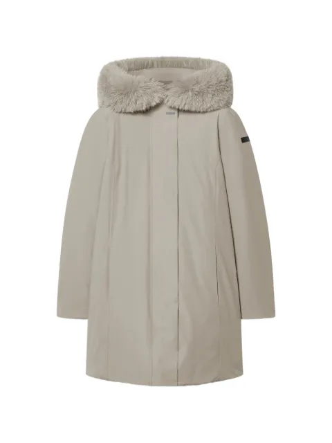 RRD Montecristo faux-fur trim coat