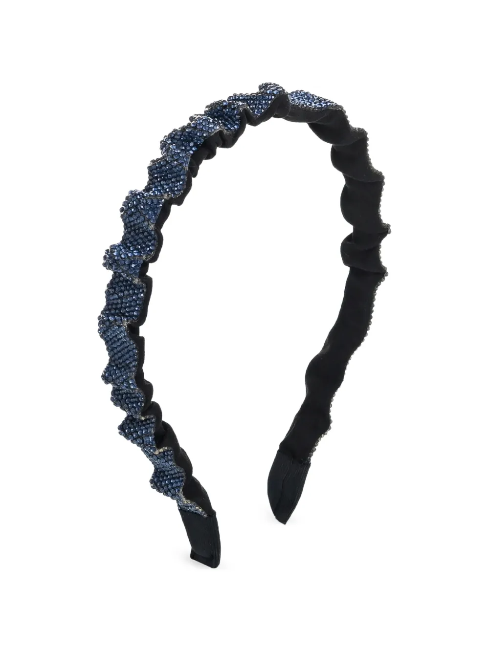Mimi Tutu wavy crystal-embellished headband - Black