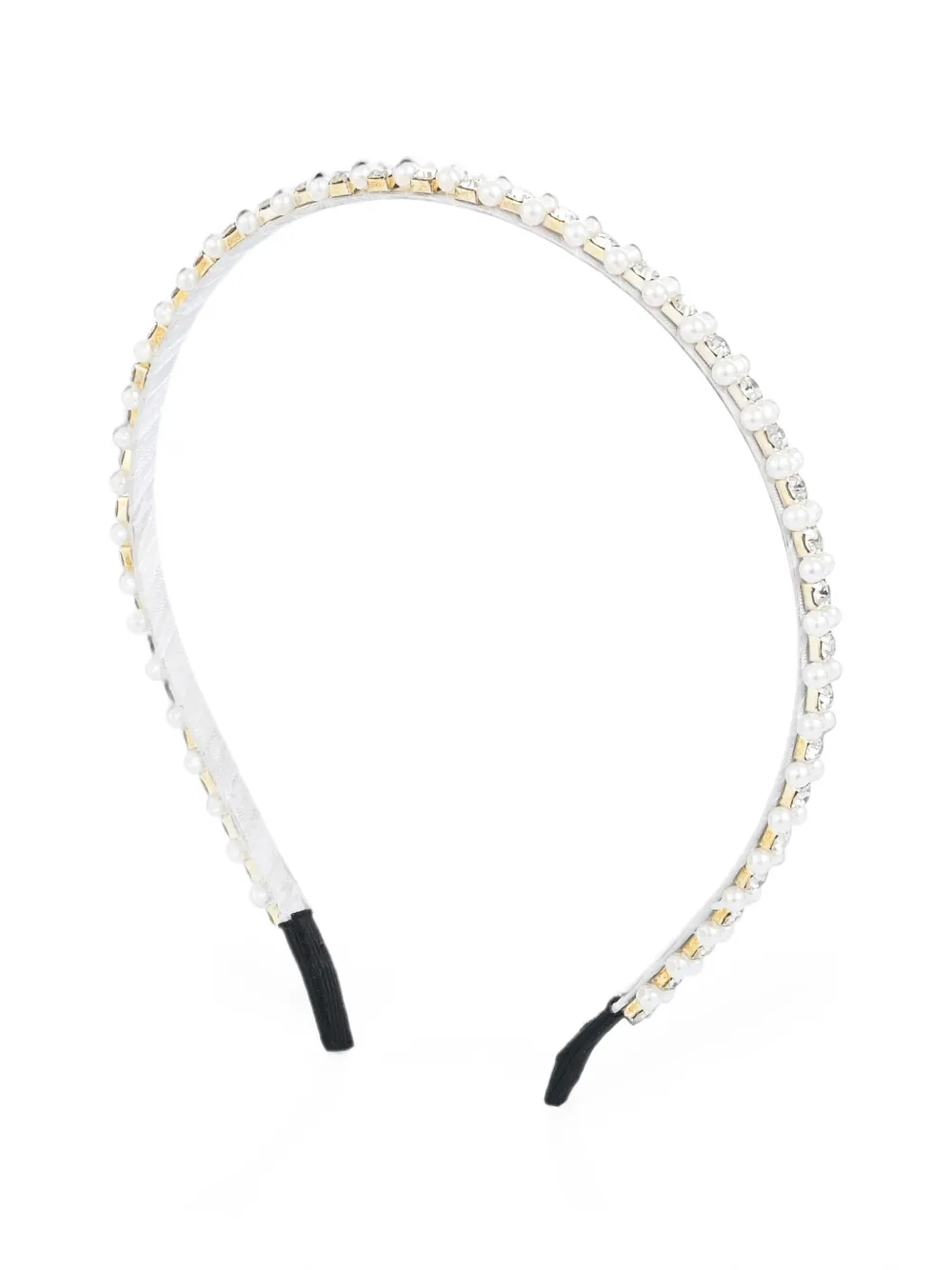 Mimi Tutu Kids' Crystal-trim Headband In White