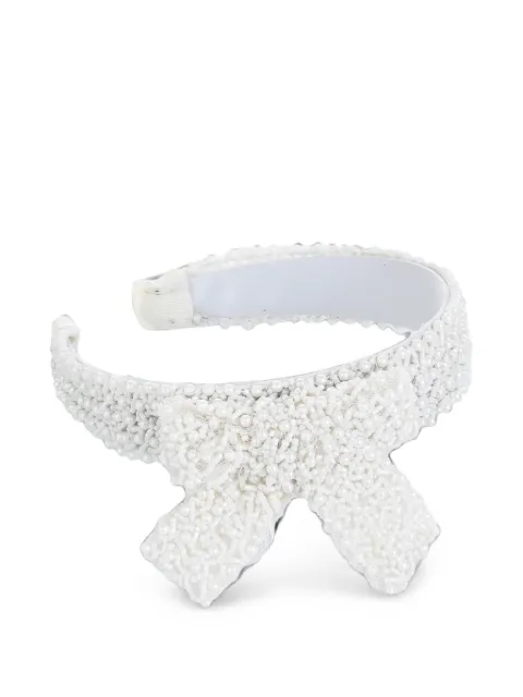 Mimi Tutu pearl-embellished bow headband