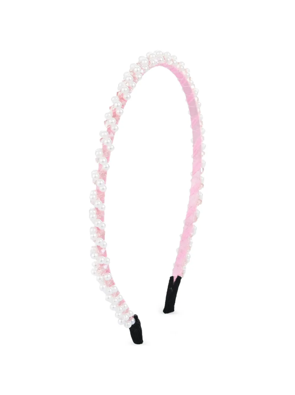 Mimi Tutu Kids' Pearl-embellished Headband In Pink