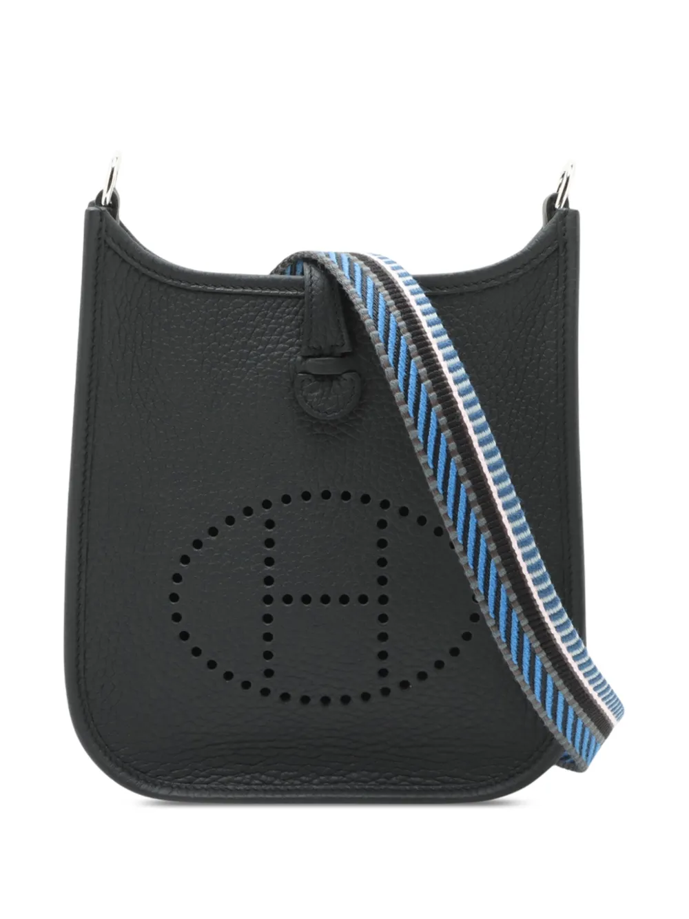 Hermès Pre-Owned Borsa a tracolla Evelyne I Amazone 16 in pelle Clemence 2025 - Nero