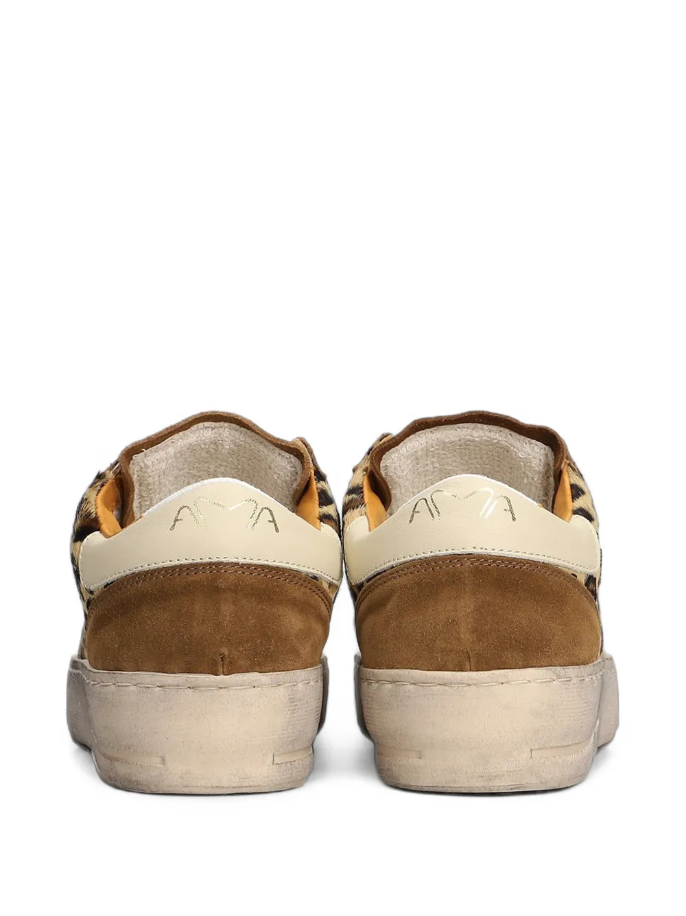 Ama Brand leopard-print glitter sneakers Bruin