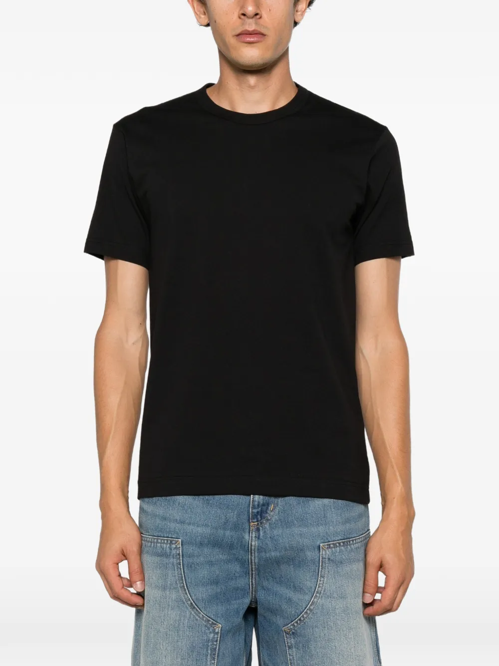 Comme des Garçons Homme logo-print T-shirt Zwart