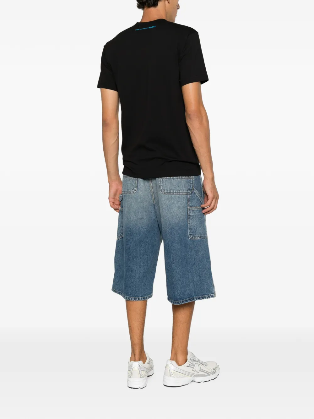 Comme des Garçons Homme logo-print T-shirt Zwart