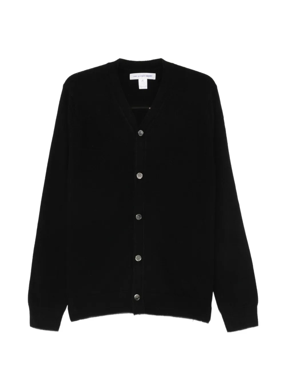 Comme des Garçons Homme V-neck button-up cardigan - Nero
