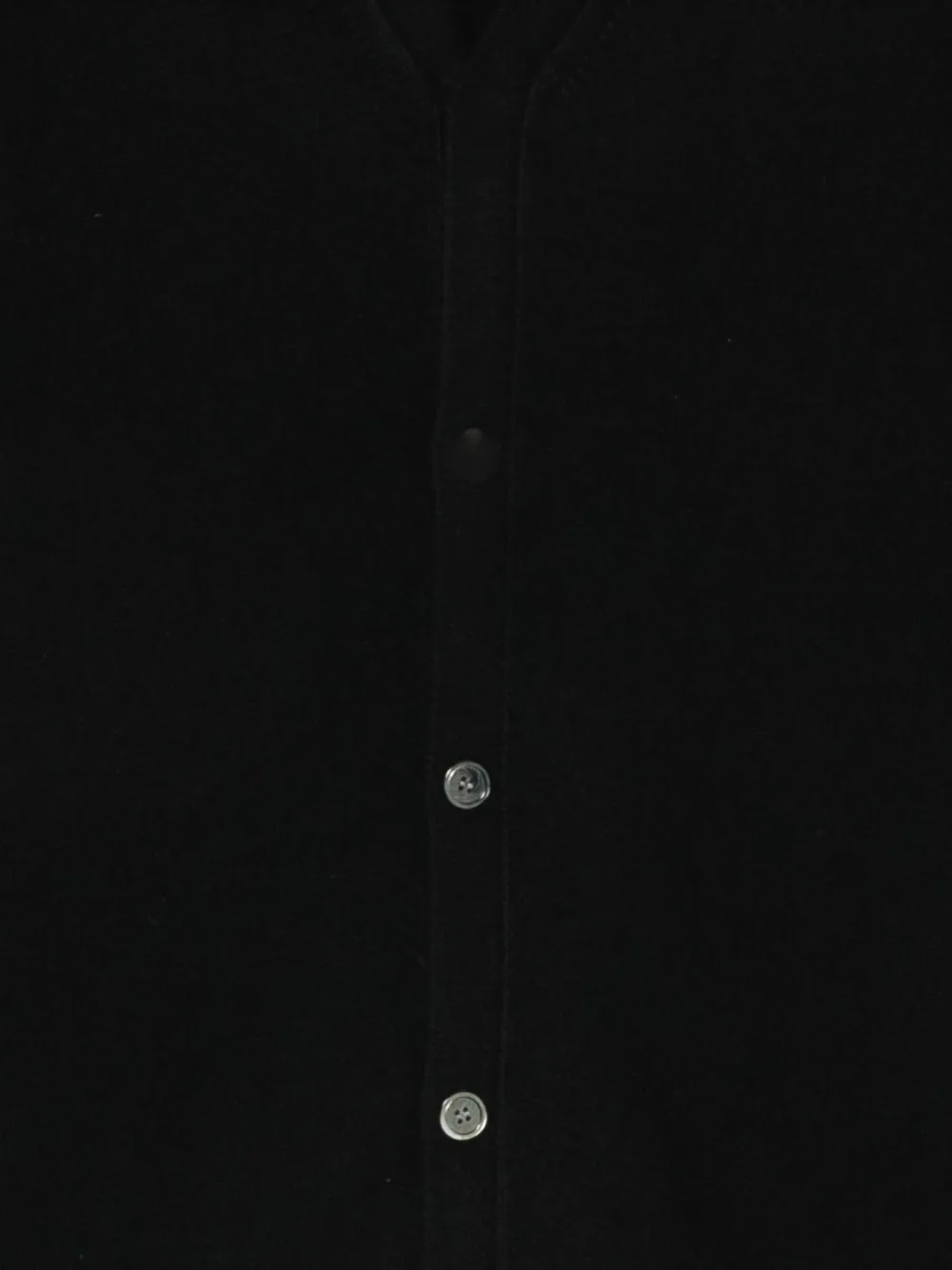 Comme des Garçons Homme V-neck button-up cardigan Zwart